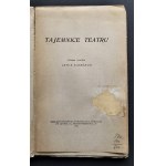[BALKA] SCHROEDER Artur - Tajemnice teatru. Lwów [1922]