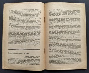 GŁOS Młodzieży. A magazine devoted to assimilation issues [organ of the Ideological Union of Polish Youth]. N° 2. On March 21. Warsaw [1917].