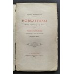 [Wyd.2] SŁOWACKI Juliusz - Horsztyński. Dramat zdefektowany w 5 aktach [...] Kraków [1883]
