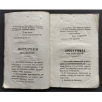 INSTRUKCYA dla felczerów [Przejrzana przez Radę Lekarską, i przyjęta na posiedzeniu ogólném Kommissyi Rządowéj Spraw Wewnętrznych, Duchownych i Oświecenia Publicznego]. Warszawa [1838]