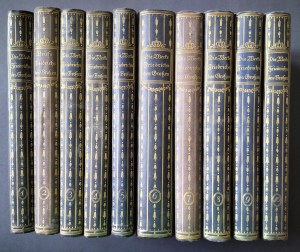 [FRYDERYK THE GREAT] Die Werke Friedrichs des Großen [Works of Frederick the Great]. Vol. 1 - 10 [complete]. Berlin [1913-1914].