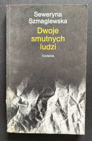 [Dedication] SZMAGLEWSKA Seweryna - Two sad people. Warsaw [1986].