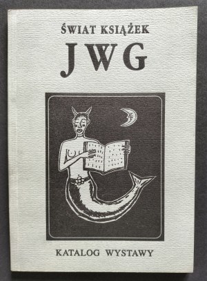 [Dedication] WORLD OF BOOKS by JWG [Juliusz Wiktor Gomulicki]. Exhibition catalog. Warsaw [1994].