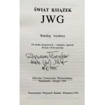 [Dedykacja] ŚWIAT KSIĄŻEK JWG [Juliusza Wiktora Gomulickiego]. Katalog wystawy. Warszawa [1994]