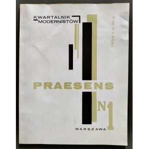 [Reprint] PRAESENS. Kwartalnik Modernistów. Nr.1. W-wa, czerwiec 1926. Wyd. Grupy “Praesens”. Muzeum Sztuki w Łodzi [1994]