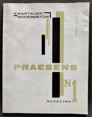 [Reprint] PRAESENS. Quarterly of the Modernists. No.1. W-wa, June 1926. published by the 