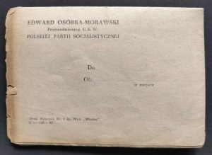 [PPS] EDWARD OSÓBKA-MORAWSKI Chairman C. K. W. - DEAR CITIZEN! We must come to an understanding. The fate of the country, your fate and mine [...] Warsaw [1947].