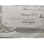 GRATULUJEME žákyni Eugenii FULMAN. Wloclawek [1906].