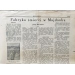 [Majdanek] WOLNOŚĆ. Gazeta frontowa dla ludności Polski. R. 1. Nr 2. 26 VIII. Poczta polowa 48251-A [1944]