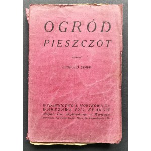 OGRÓD pieszczot. Przeł. Leopold Staff. Warszawa [1919]