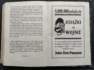 REMARQUE Erich Maria - In the West without change. Warsaw [1930].