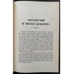 [Reprint] GRABOWSKI Ambroży - STAROŻYTNICZE WIADOMOŚCI O KRAKOWIE. Kraków [1852]