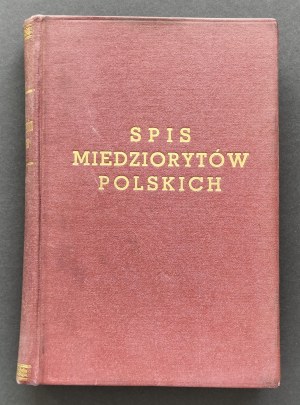 ROSIŃSKI Zygmunt - Spis miedziorytów polskich including mostly portraits of Polish personalities and views of Polish cities and geographical maps [...] Poznań [1918].