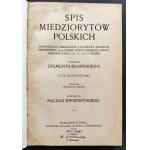 ROSIŃSKI Zygmunt - Spis miedziorytów polskich obejmujący przeważnie portrety polskich osobistości oraz widoki miast polskich i mapki geograficzne [...] Poznań [1918]