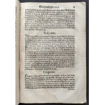 [Klocek] Konstytucje Sejmu & Uniwersał Poborowego & Instruktarz Celny & O Podatkach Rzeczpospolitej. Kraków [1631-1632]