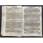 [Klocek] Konstytucje Sejmu & Uniwersał Poborowego & Instruktarz Celny & O Podatkach Rzeczpospolitej. Kraków [1631-1632]