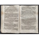 [Klocek] Konstytucje Sejmu & Uniwersał Poborowego & Instruktarz Celny & O Podatkach Rzeczpospolitej. Kraków [1631-1632]