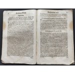 [Klocek] Konstytucje Sejmu & Uniwersał Poborowego & Instruktarz Celny & O Podatkach Rzeczpospolitej. Kraków [1631-1632]