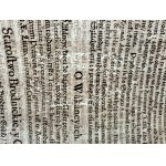 [Klocek] Konstytucje Sejmu & Uniwersał Poborowego & Instruktarz Celny & O Podatkach Rzeczpospolitej. Kraków [1631-1632]