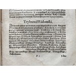 [Klocek] Konstytucje Sejmu & Uniwersał Poborowego & Instruktarz Celny & O Podatkach Rzeczpospolitej. Kraków [1631-1632]