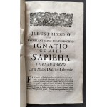 OSTROWSKI Jan Daneykowicz - Suada latina seu miscellanea oratoria, epistolaria, statistica, politica, inscriptionalia... [Różnorodne oratorium, epistolarne, statystyczne, polityczne, inskrypcyjne, elegie, panegiryczne, poetyczne i historyczne [...]. Tomus