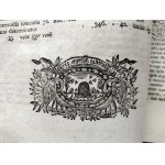 OSTROWSKI Jan Daneykowicz - Suada latina seu miscellanea oratoria, epistolaria, statistica, politica, inscriptionalia... [Różnorodne oratorium, epistolarne, statystyczne, polityczne, inskrypcyjne, elegie, panegiryczne, poetyczne i historyczne [...]. Tomus