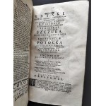 OSTROWSKI Jan Daneykowicz - Suada latina seu miscellanea oratoria, epistolaria, statistica, politica, inscriptionalia... [Różnorodne oratorium, epistolarne, statystyczne, polityczne, inskrypcyjne, elegie, panegiryczne, poetyczne i historyczne [...]. Tomus