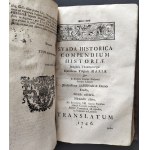 OSTROWSKI Jan Daneykowicz - Suada latina seu miscellanea oratoria, epistolaria, statistica, politica, inscriptionalia... [Różnorodne oratorium, epistolarne, statystyczne, polityczne, inskrypcyjne, elegie, panegiryczne, poetyczne i historyczne [...]. Tomus