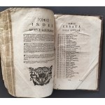 OSTROWSKI Jan Daneykowicz - Suada latina seu miscellanea oratoria, epistolaria, statistica, politica, inscriptionalia... [Różnorodne oratorium, epistolarne, statystyczne, polityczne, inskrypcyjne, elegie, panegiryczne, poetyczne i historyczne [...]. Tomus