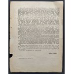 LEGJONIŚCI ! Związek Legjonistów Polskich. Zarząd Główny L. 437/23. Warszawa 30 października 1923 r.
