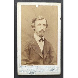 Fotografia kartonikowa. Zygmunt Piotr Lubiński. Krasiniec [1870]