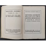 [BIBLIOTECZKA LEGIONISTY] Pamiętnik Pułku Jazdy Wołyńskiej 1831 roku Karol Różycki & Notatki osobiste Władysława Bentkowskiego z roku 1863. TOM I-III. Kraków [1916]