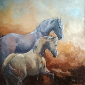Michalina Derlicka ( 1976 ), Pair of horses, 2025