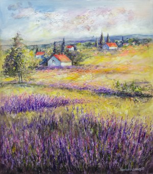 Anna Sandecka-Ląkocy ( 1970 ), Lavender Valley, 2025