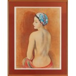 Mojżesz (Moise) Kisling (1891 Kraków - 1953 Paryż), Akt w turbanie, 1952
