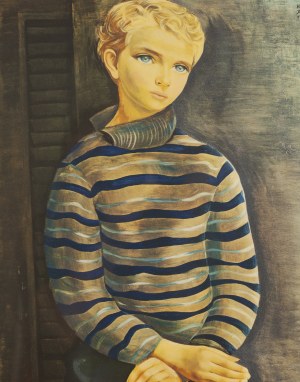 Mojżesz (Moise) Kisling (1891 Kraków - 1953 Paryż), Portret chłopca, 1937