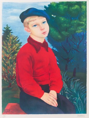 Moses (Moise) Kisling (1891 Cracovie - 1953 Paris), garçon au béret bleu