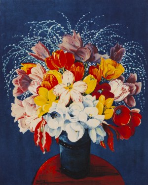 Moses (Moise) Kisling (1891 Krakov - 1953 Paříž), Květiny ve váze