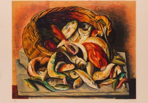 Mojżesz (Moise) Kisling (1891 Kraków - 1953 Paryż), Kosz z rybami