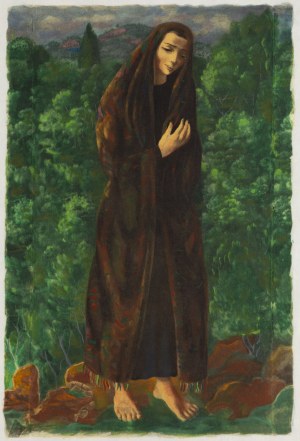 Mojżesz (Moise) Kisling (1891 Kraków - 1953 Paryż), Wdowa z folio 