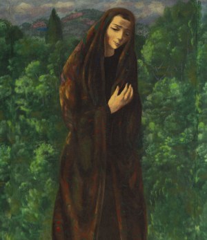 Mojżesz (Moise) Kisling (1891 Kraków - 1953 Paryż), Wdowa z folio 