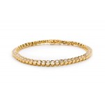Tennis bracelet, 20th/20th century jewelry, gold ~ 0.750