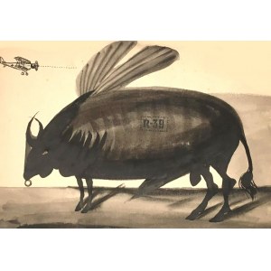 Franciszek Starowieyski, Latająca krowa, 1955 r.
