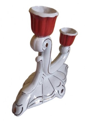 proj. Zygmunt BUKSOWICZ (1915 - 1993), Świecznik, Wytwórnia Wyrobów Ceramicznych 