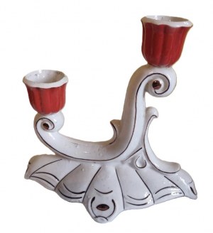 proj. Zygmunt BUKSOWICZ (1915 - 1993), Świecznik, Wytwórnia Wyrobów Ceramicznych 