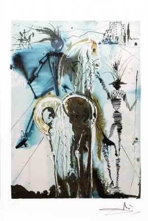 Salvador Dali (1904 - 1989), Don Quichotte, from the series Horses by Dali