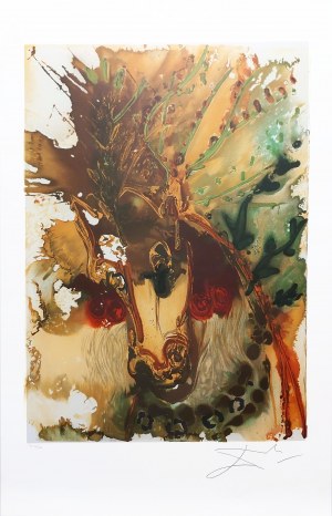 Salvador Dali (1904 - 1989), Bucephalus, from the series Horses by Dali