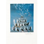 Salvador Dali (1904 - 1989), z serii Dante, Boska komedia, Raj, 1963