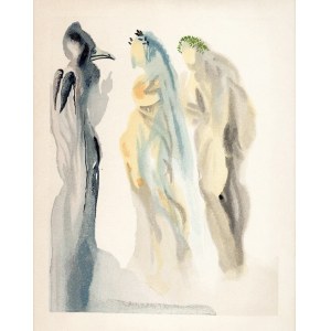 Salvador Dalí (1904 - 1989), z serii Dante, Boska komedia, Raj, 1963