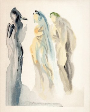Salvador Dalí (1904 - 1989), from the Dante series, Divine Comedy, Paradise, 1963.